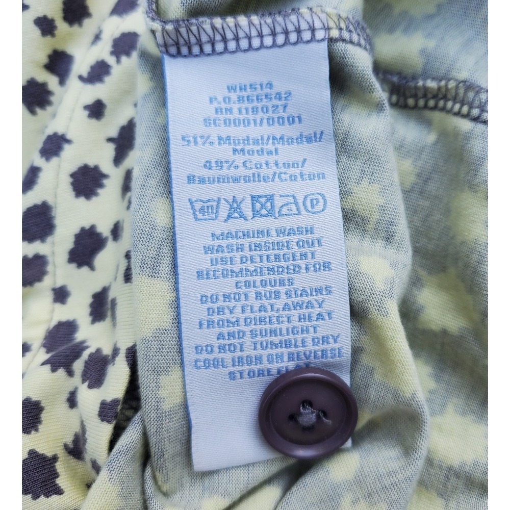 Boden Sheath Dress US4 Yellow Brown Purple Floral Spotted Boho Pockets‎ Romantic - Picture 6 of 7